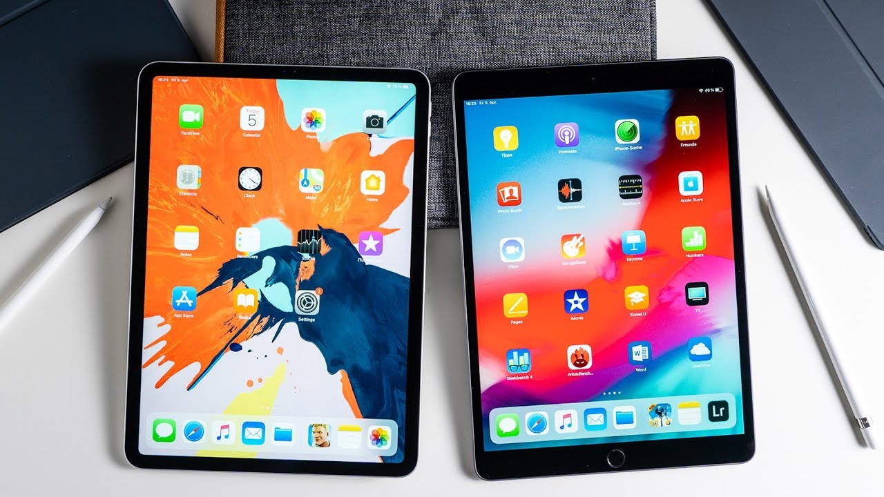 Vergleich: iPad Air 2019 vs. iPad Pro 11 mit Apple Pencil & Tastaturen