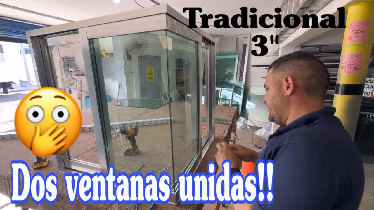 Fabricación ventana en escuadra 3” tradicional 