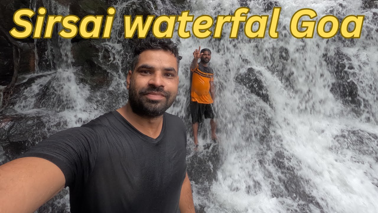 Explore this Hidden waterfall🏞️ in Goa || Sirsai Waterfall part 01 Goa🪂