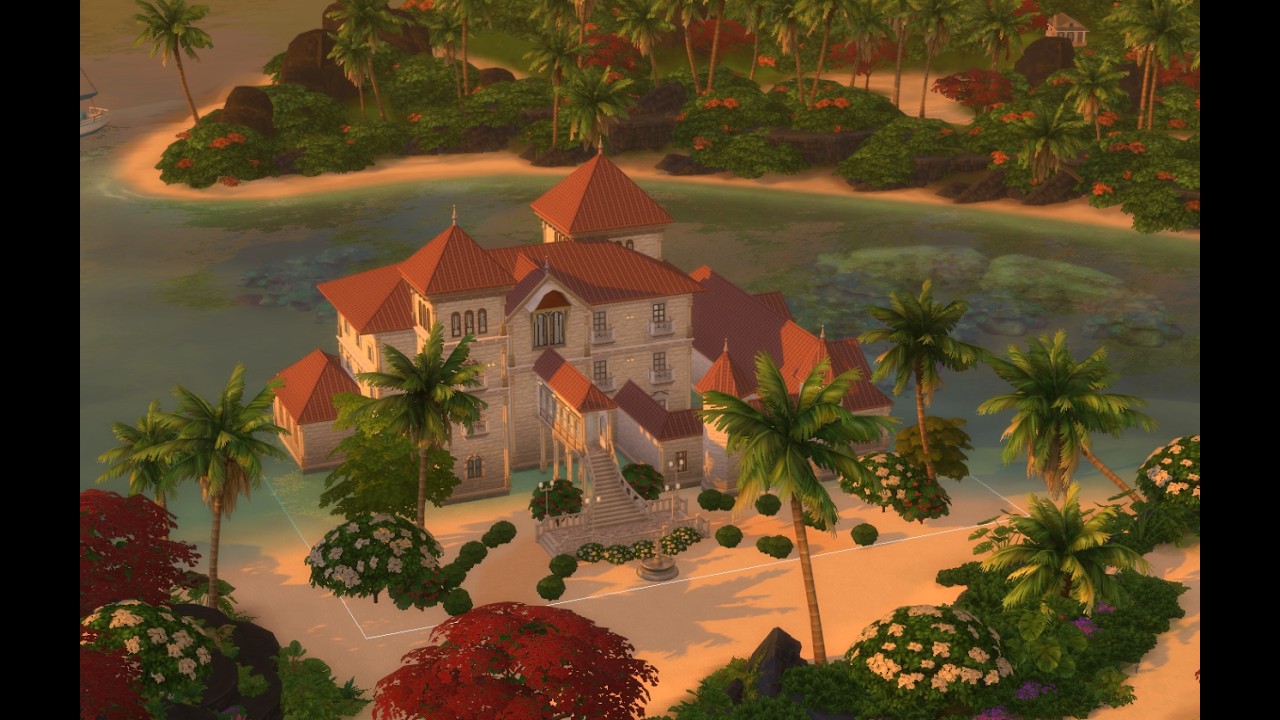 Serenity Palace: Beachfront Castle | Legacy Series | Sims 4