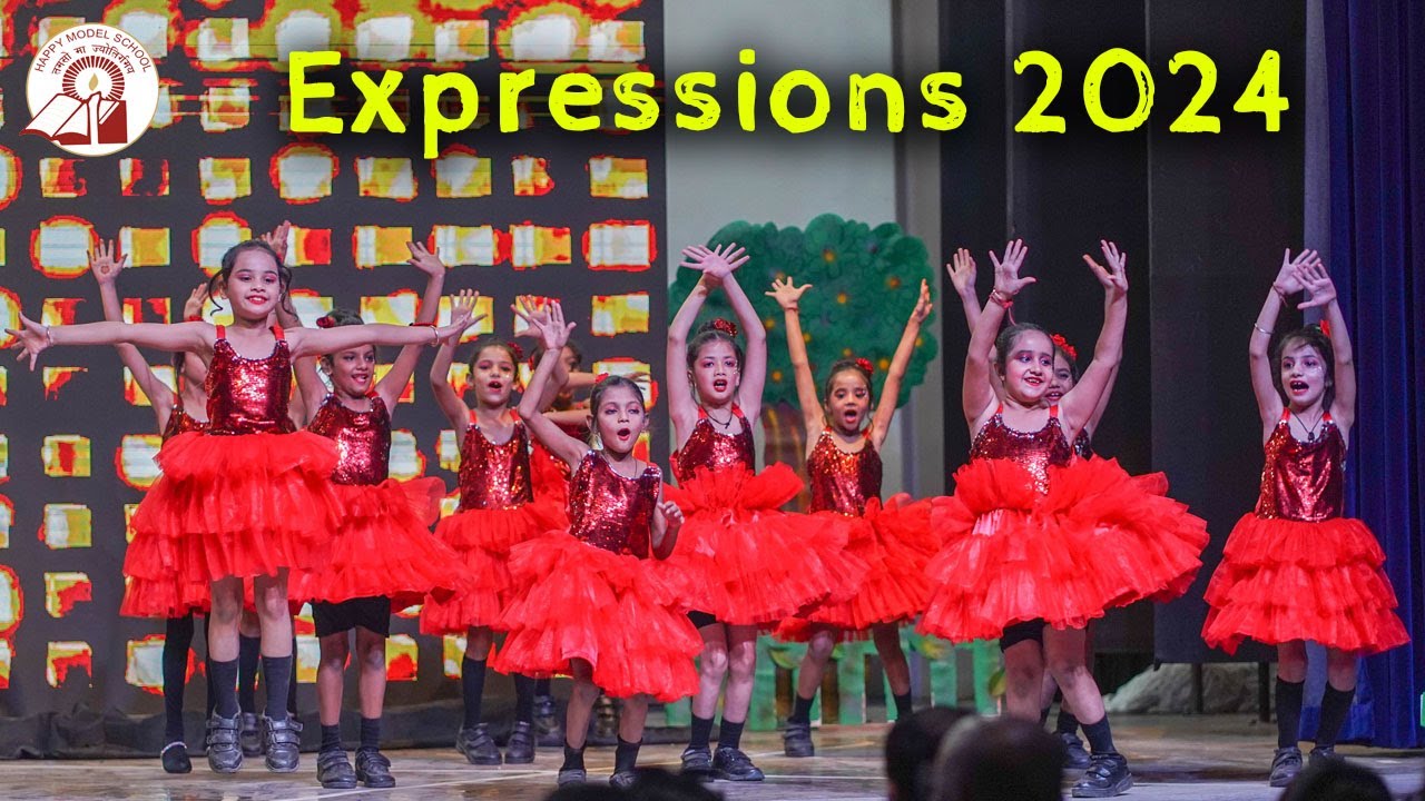 HMS | Happy Model School | Expression 2024 Part 1 | Dance Performance's | School Activities |