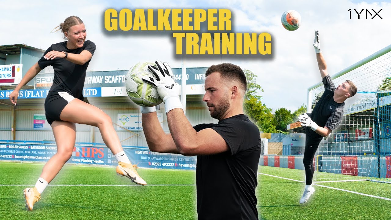 Goalkeeper Training with Havant Women's Striker 👏🧤| Full Session | 1YNX Goalkeeping