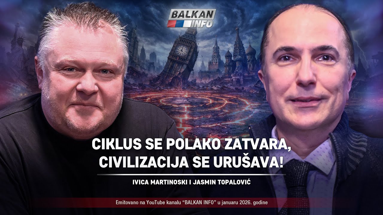 AKTUELNO: Martinoski i Topalović &ndash; Ciklus se polako zatvara, civilizacija se uru&scaron;ava! (25.1.2026)