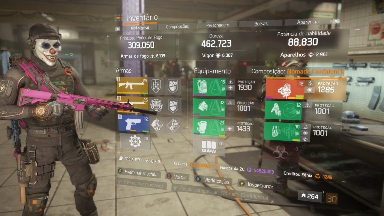 THE DIVISION 1 - BUILD HÍBRIDA PARA ATIVIDADES SOLO PVE COM 100% DE REGENERAÇÃO DE VIDA