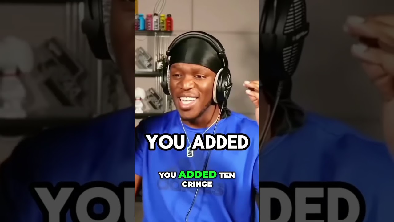 KSI thick of it cringe counter 😂😂 #funny #ksimusic #ksi #song #react #cringe