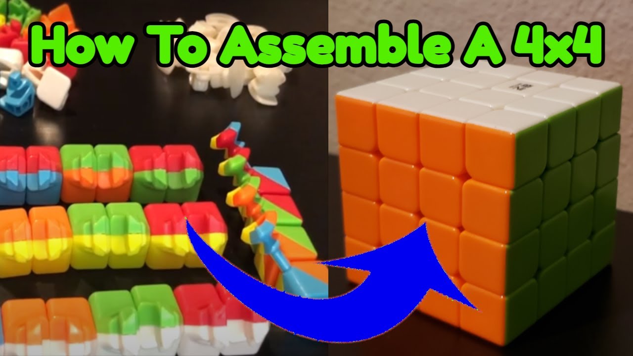 How to Assemble a 4x4 Rubik’s cube | Watch The WHOLE Video First