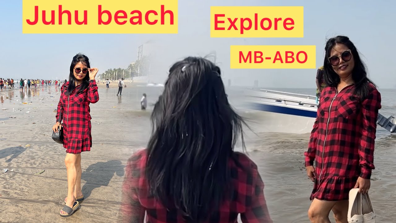 //Mumbai juhu beach 🏖️ // please come and enjoy //the beach 🏖️//@MB-ABO 