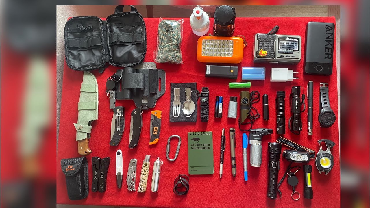 HAZIRLIKÇILIK, HAYATTA KALMA, AVCILIK, KAMP, EDC, İLKYARDIM VE TELSİZ EKİPMANLARIM...