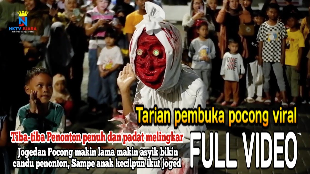 Full video Tarian Pocong viral Alun alun Puspawangi Indramayu (Pocong joged)