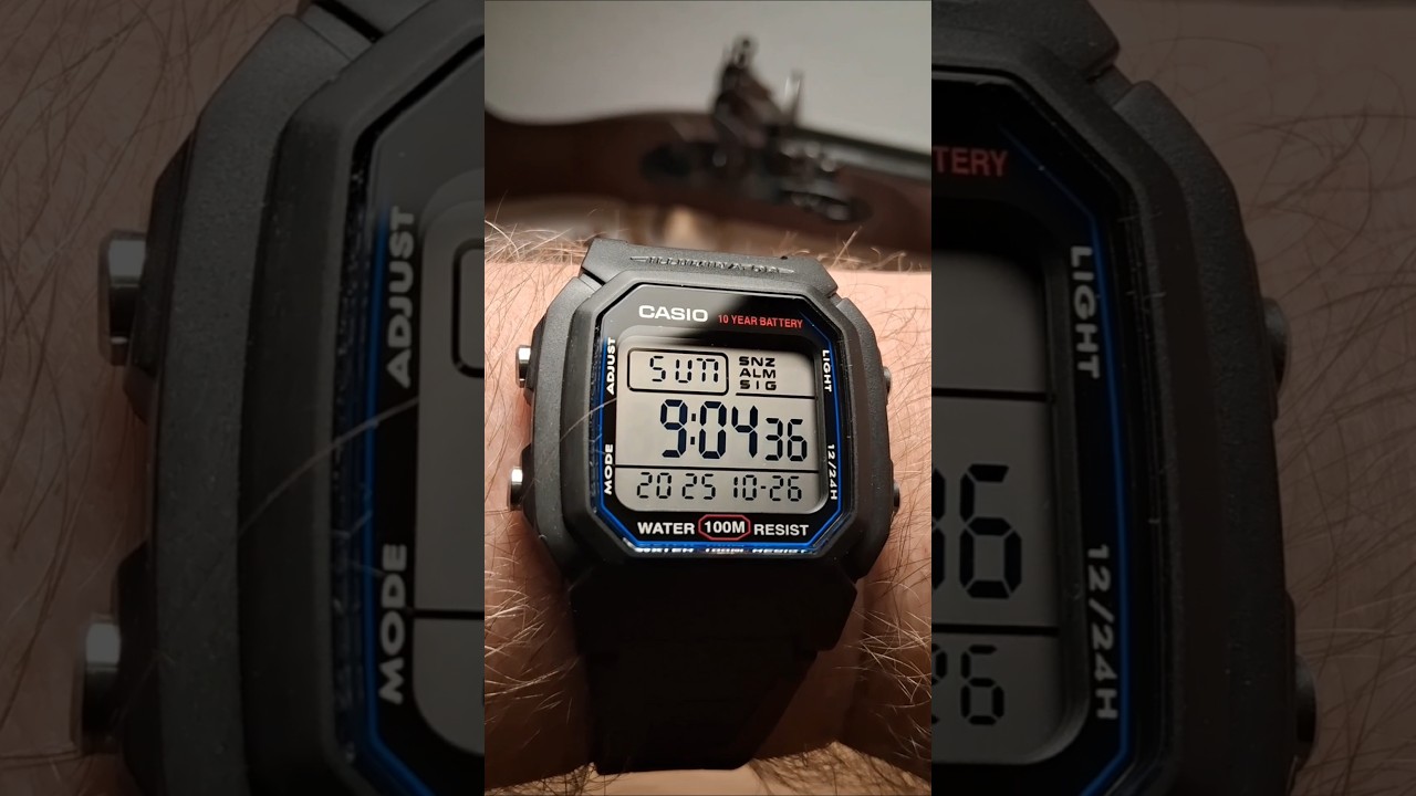 Цифровые часы Casio серии W800H &laquo;Послесвечение&raquo; #Casio