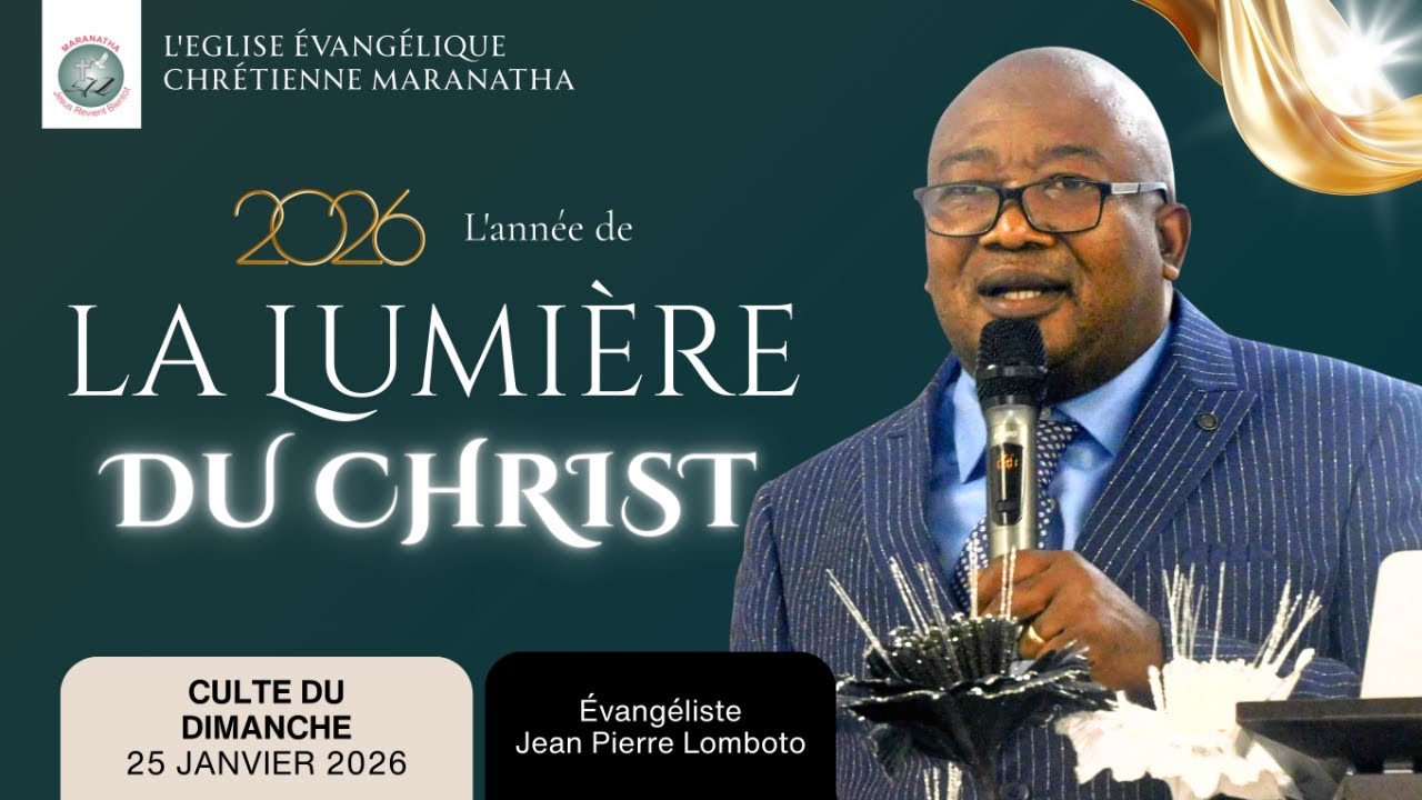La Lumière du Christ - Évangéliste Jean Pierre Lomboto