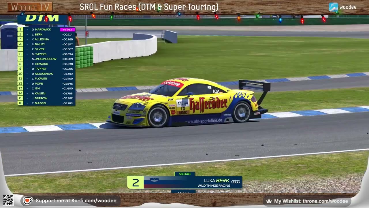 SROL Fun Races - DTM 2002 at Hockenheim Classic Short (Trackside)