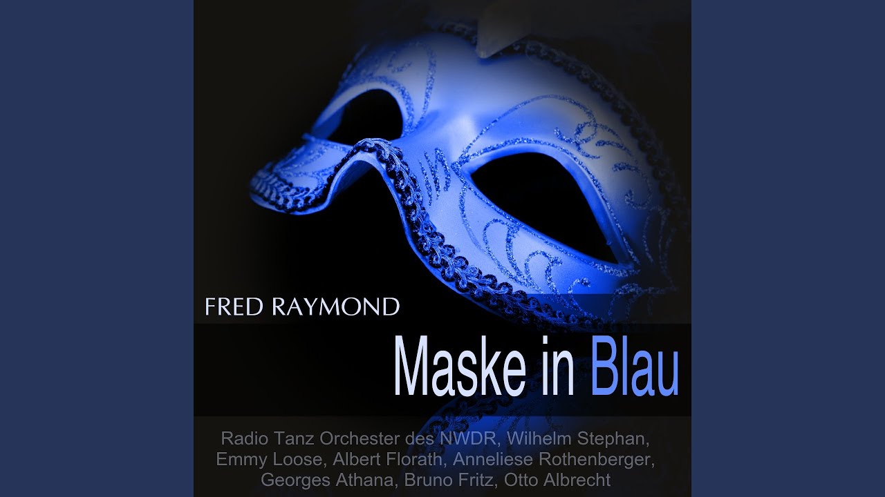 Maske in Blau: 