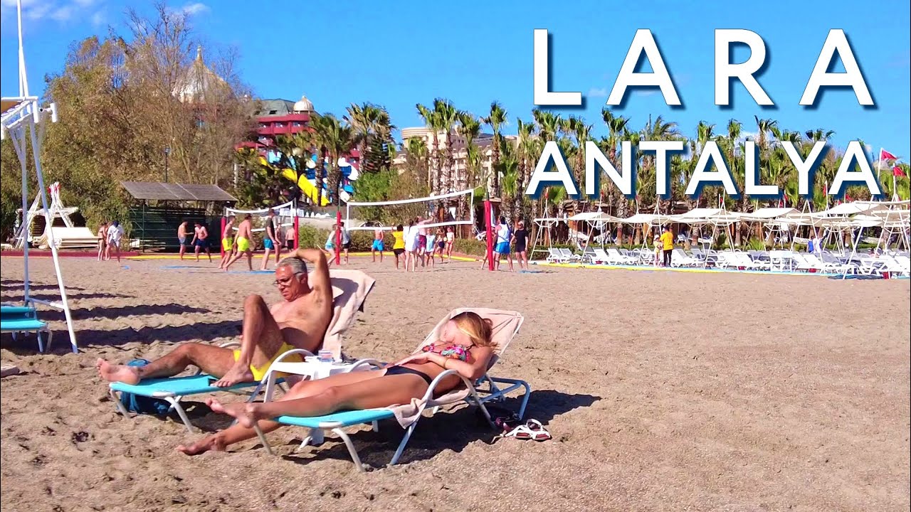 Antalya LARA walking along city & beach #turkey #antalya #lara
