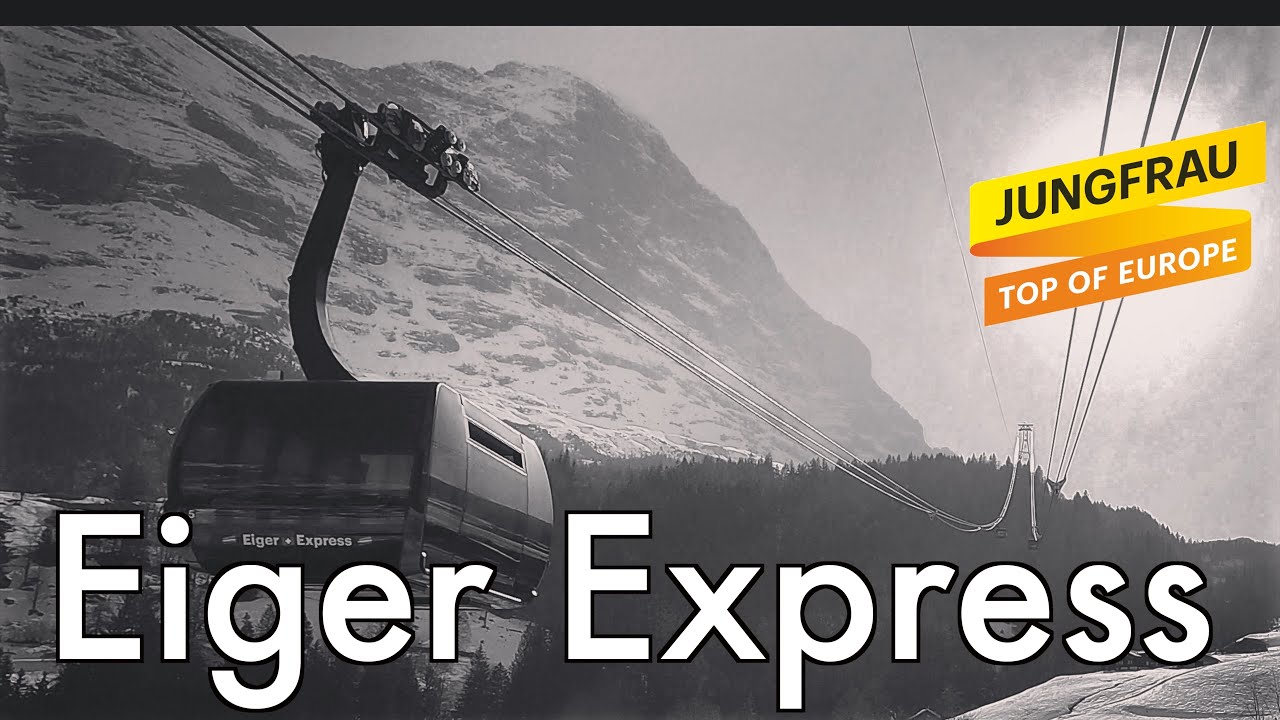 The Eiger Express, the world's best cable car ride! Grindelwald Switzerland