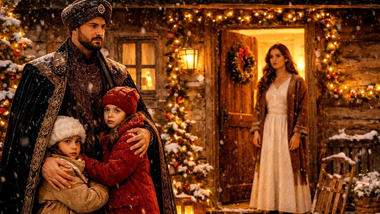IBA A PASAR LA NAVIDAD SOLA...HASTA QUE UN SULTÁN VIUDO LLEGÓ CON SUS HIJAS Y LO CAMBIÓ TODO.