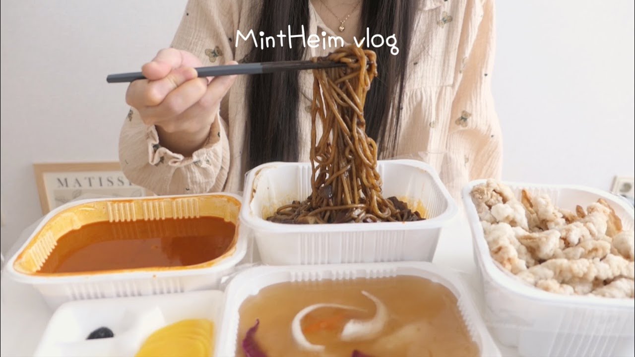 SUB)Корея vlog🏡открылся мой новый дом🎁война с курьером/Новая мебель и техника🍜Корейская доставка еды