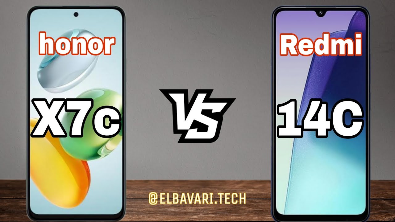 مقارنة بين Honor X7c vs Redmi 14c