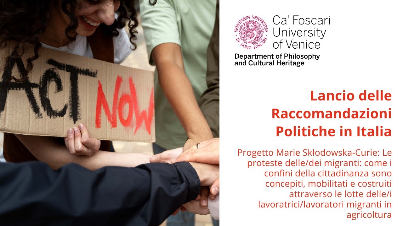 Lancio delle Raccomandazioni Politiche in Italia - Progetto Mig.Pro.