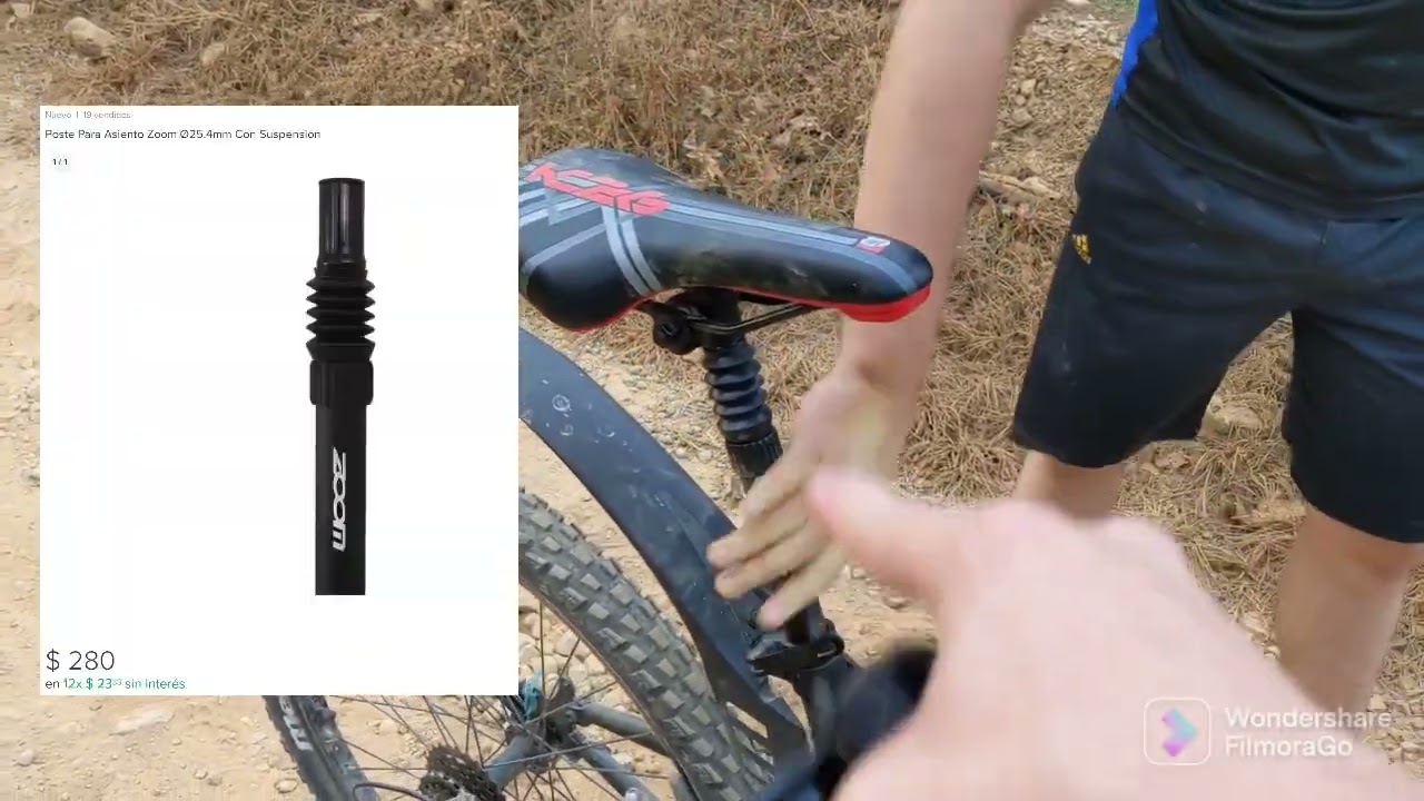 Tija con suspensión para bicicleta marca zoom, deverdad funciona?