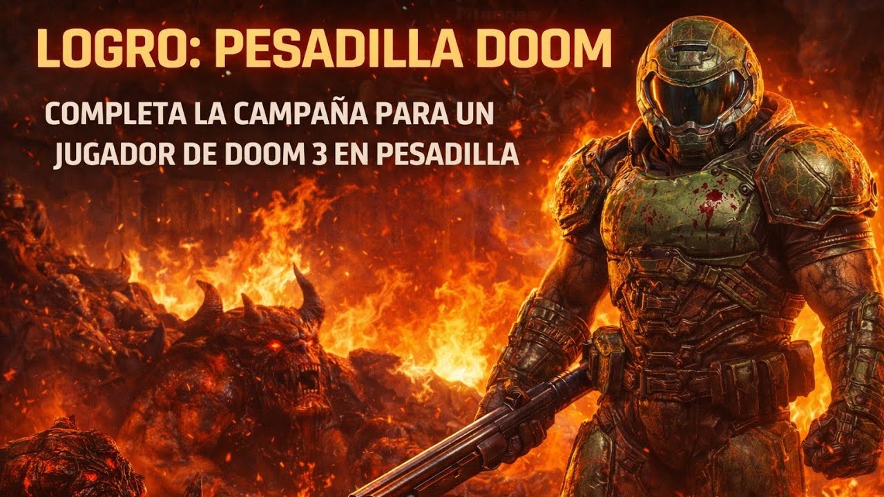 🔴BUSCANDO EL LOGRO: COLECCIONISTA DOOM. CAPITULO 26 - DOOM 3: BFG EDITION.