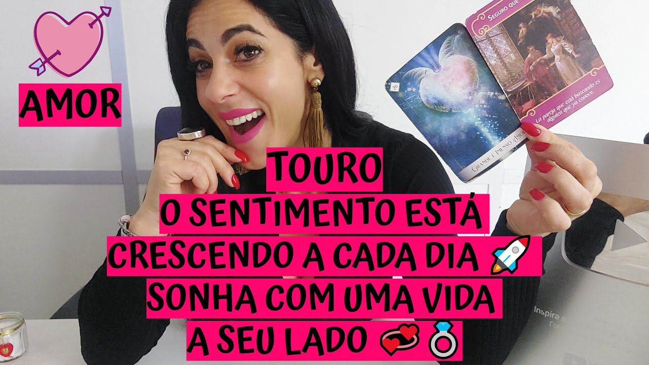 TOURO ♉️ AMOR 💖 O SENTIMENTO ESTÁ CRESCENDO A CADA DIA 🚀 SONHA COM UMA VIDA A SEU LADO 💞💍