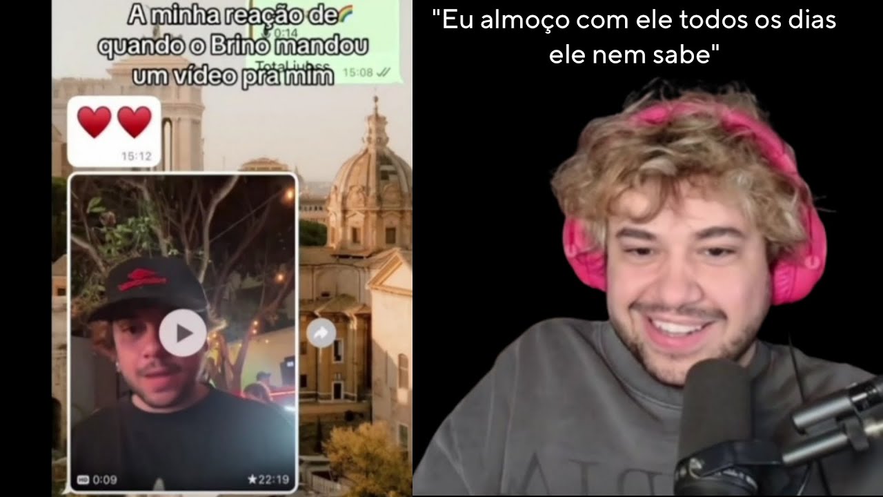 BRINO REAGINDO aos VÍDEOS do DISCORD
