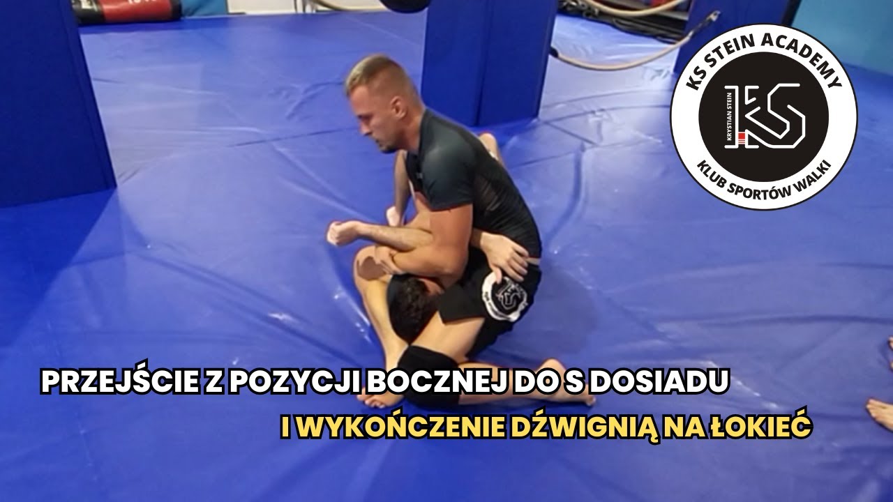 KS Stein Academy - Przejście do S dosiadu z bocznej i wykończenie dźwignią na łokieć