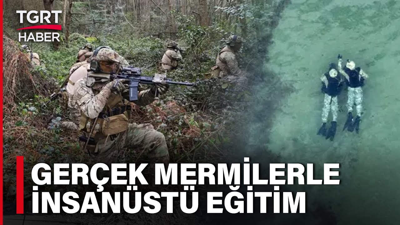 Sat Komandolarının Gerçek Mermilerle İnsanüstü Eğitimi Nefesleri Kesti - TGRT Haber