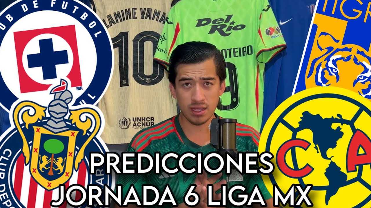 CLÁSICO NACIONAL | PREDICCIONES JORNADA 6 | LIGA MX