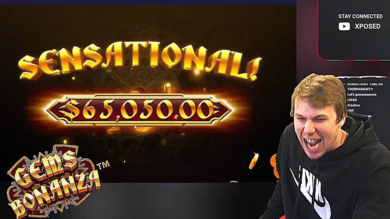 XPOSED Insane Win 65.050$ on GEMS BONANZA Slot !!! - TOP 3 Biggest Wins of The Day !!!