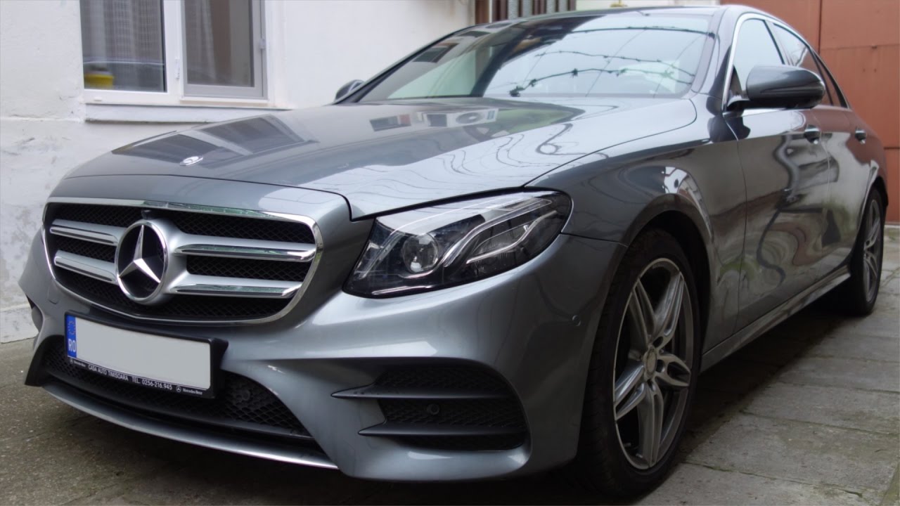 Mercedes-Benz E220d AMG-line 2016 impressions