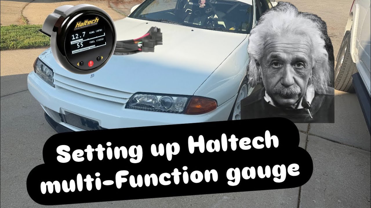 Haltech Multi-function can gauge configuration