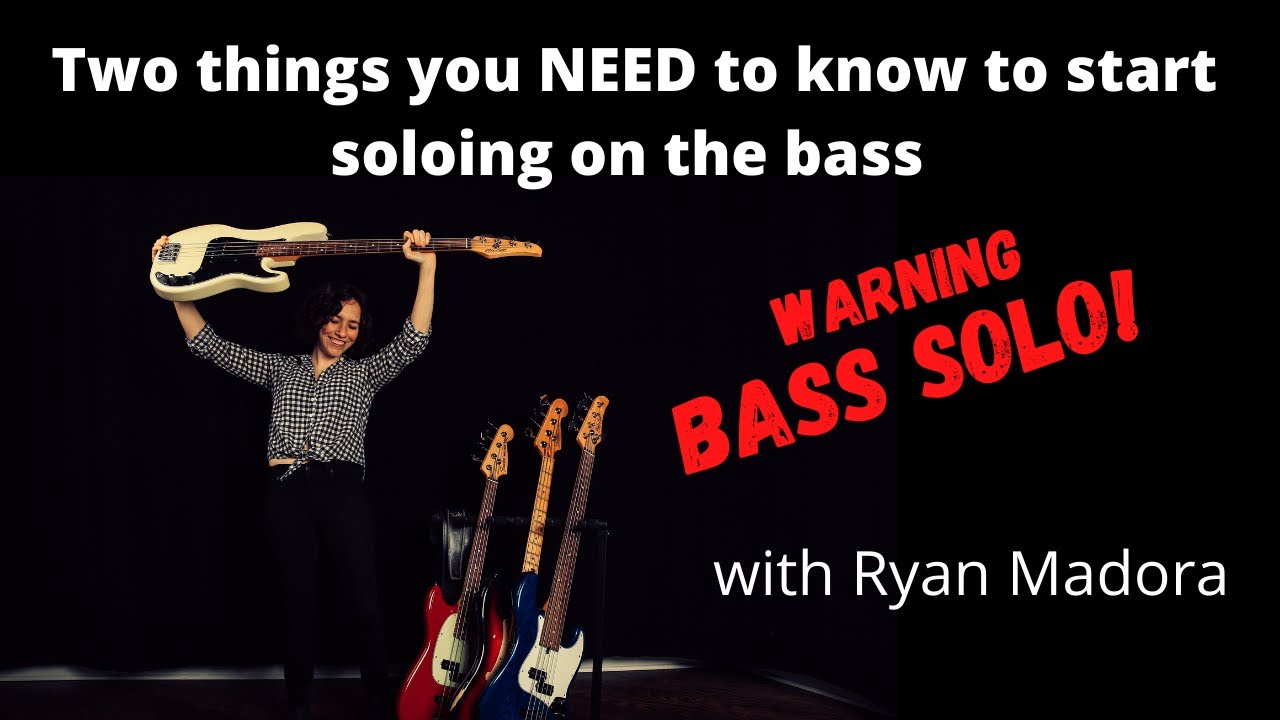 Bass Solo! Two Things You Need To Know To Start Soloing On The Bass over a I-IV Chord Progression