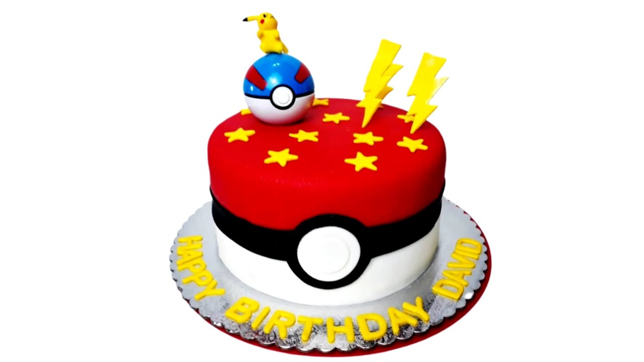 Pastel de Pikachu en Fondant