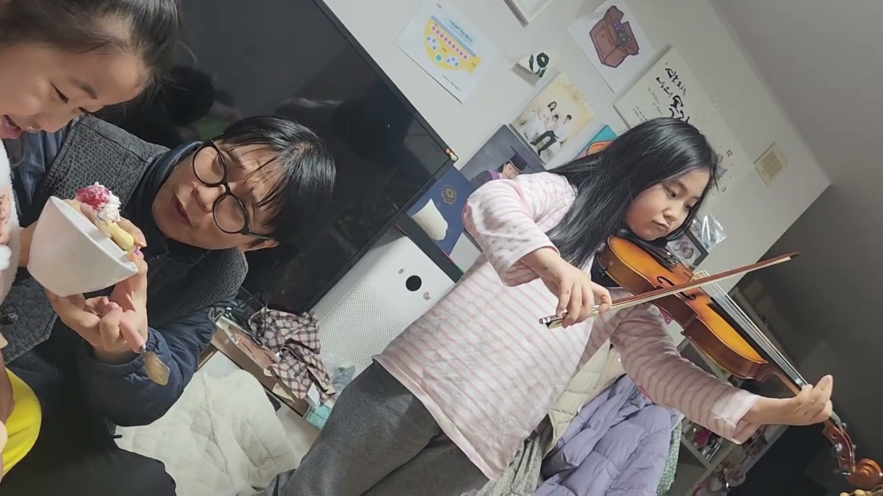 아빠 생일 축하 연주~!!♡ 