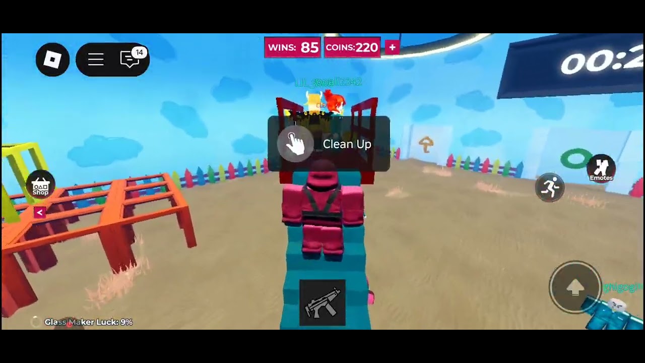 Playing squid game season 3 in roblox