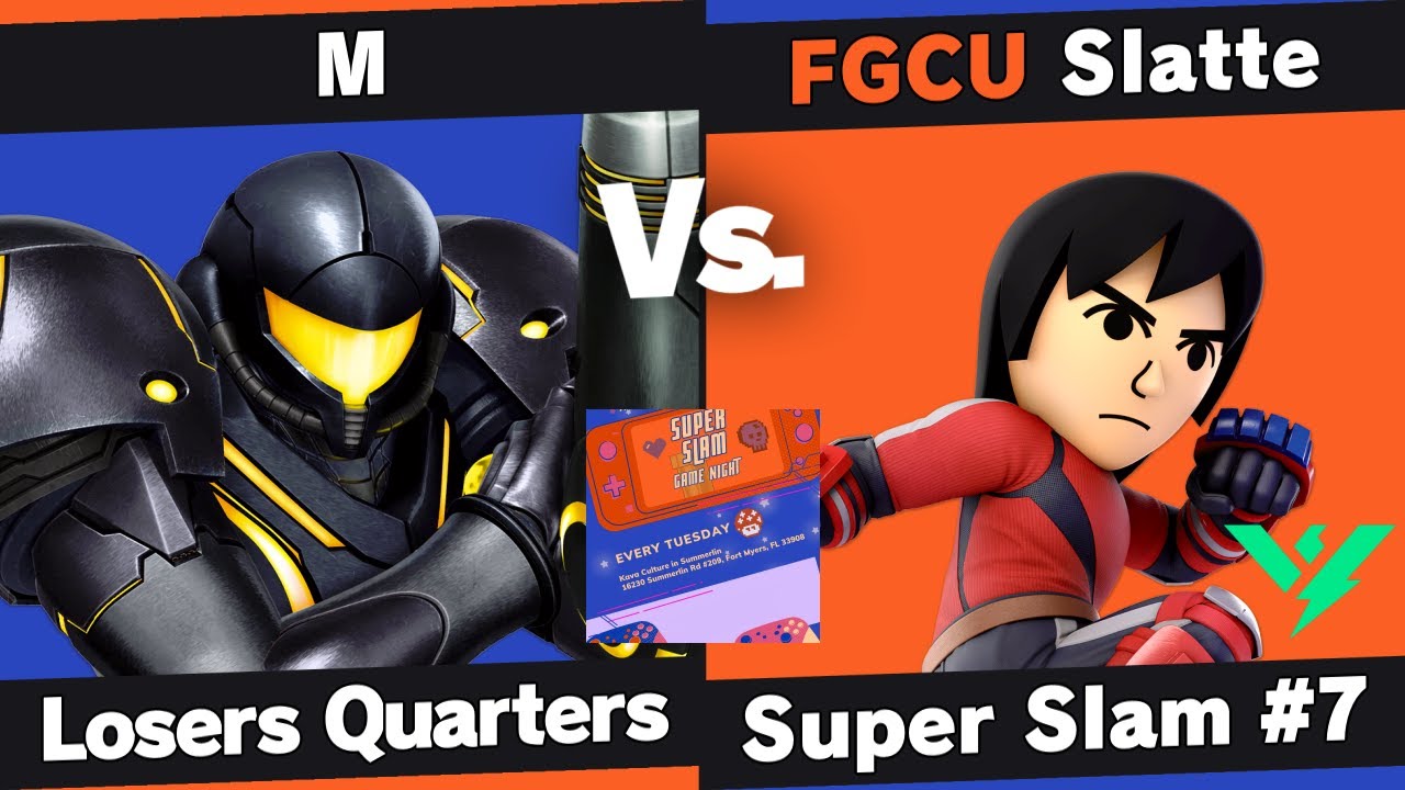 Super Slam 7 - M (Samus) vs Slatte (Mii Brawler) - Losers Quarters