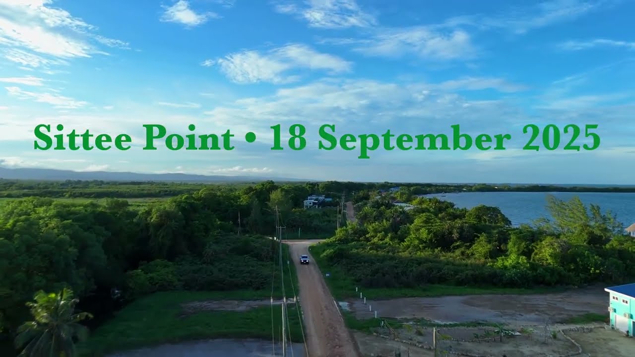 Belize, Sittee Point aerial. Sept 18, 2025