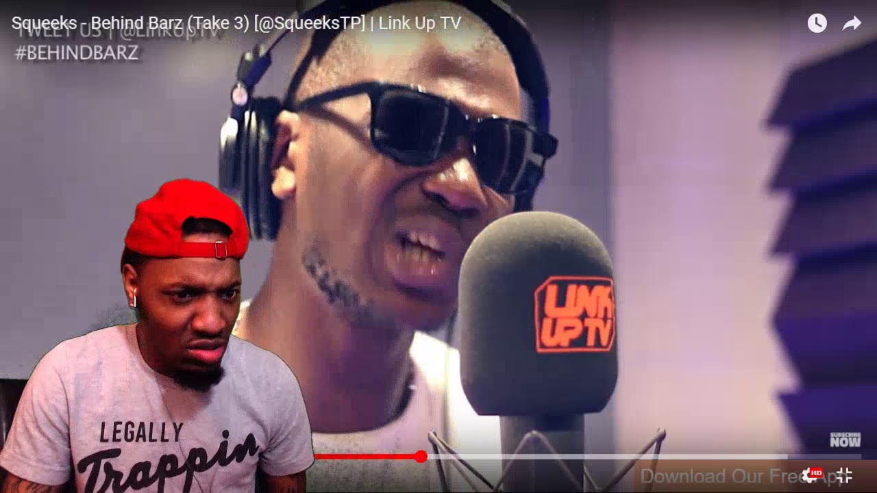 Squeeks - Behind Barz (Take 3) [@SqueeksTP] | Link Up TV | REACTION