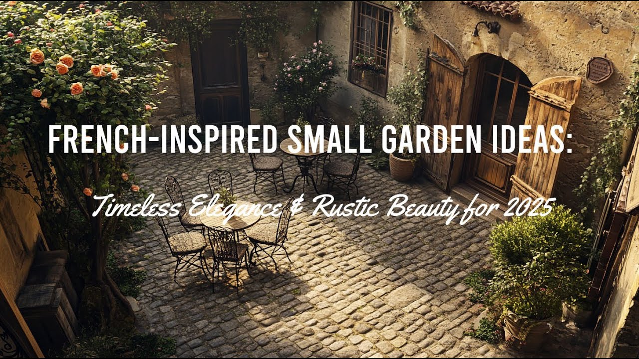 🌳 French-Inspired Small Garden Ideas: Timeless Elegance & Rustic Beauty for 2025