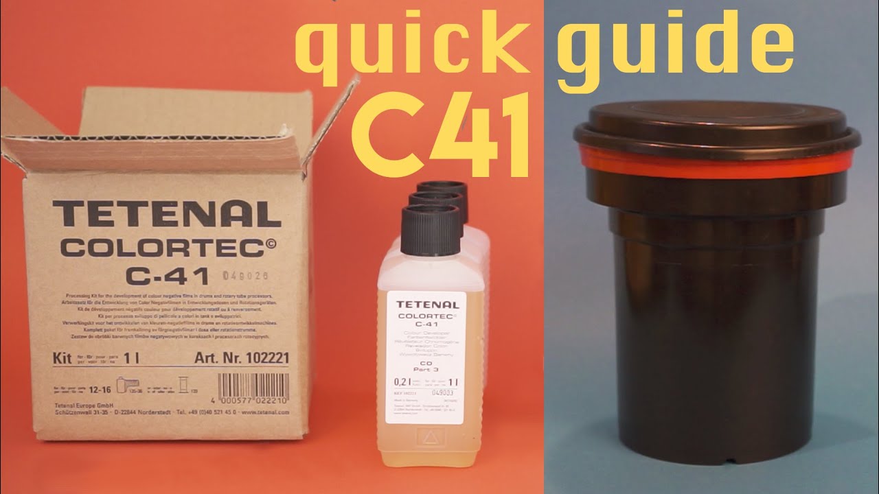 Developing C41 - QUICK GUIDE (Tetenal 1l kit)