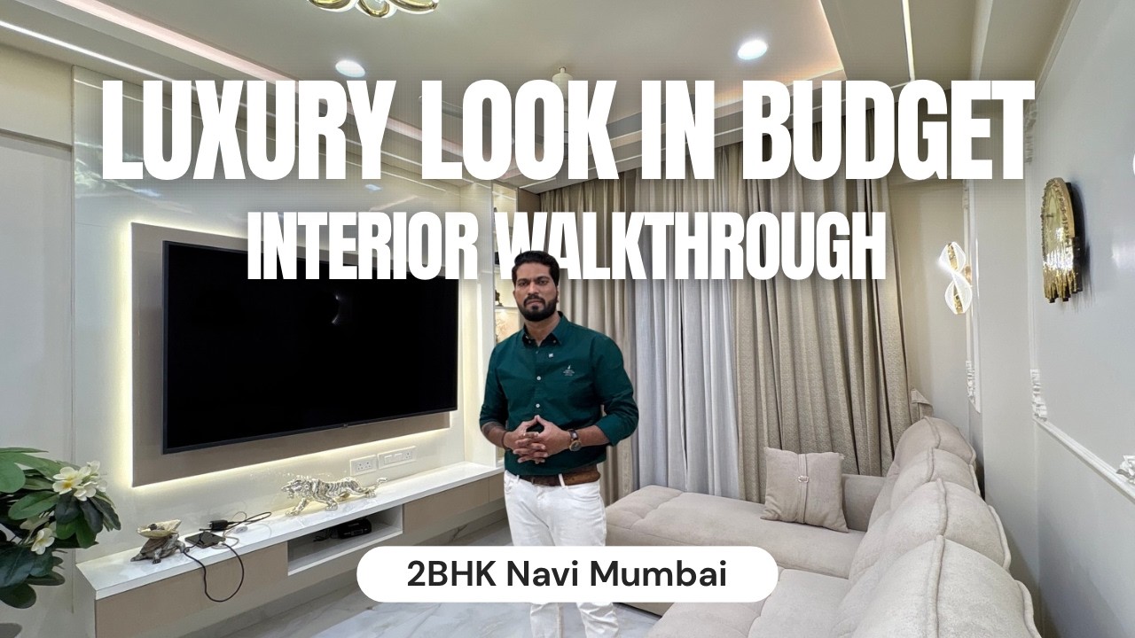 2BHK Budget Interior Design Walkthrough | Navi Mumbai, Panvel | #interiordesign #interior