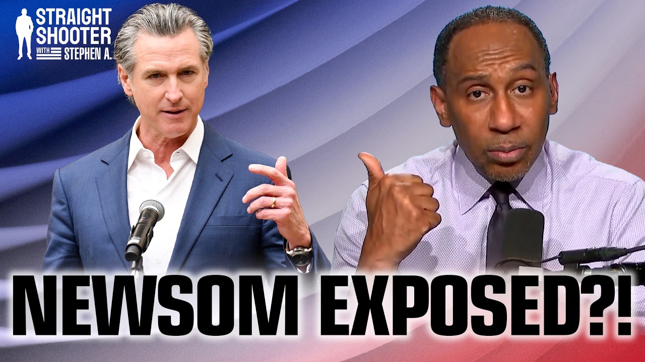 Newsom Caught Talking Down to Black Voters?! Stephen A. Reacts to the Viral Clip