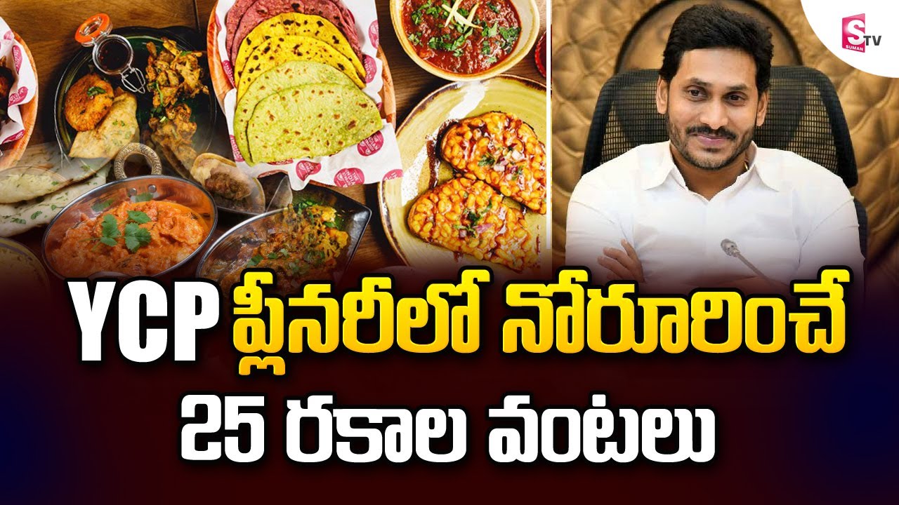 YSRCP Plenary : Leaders About Food Arrangements In YSRCP Plenary | Ys Jagan
