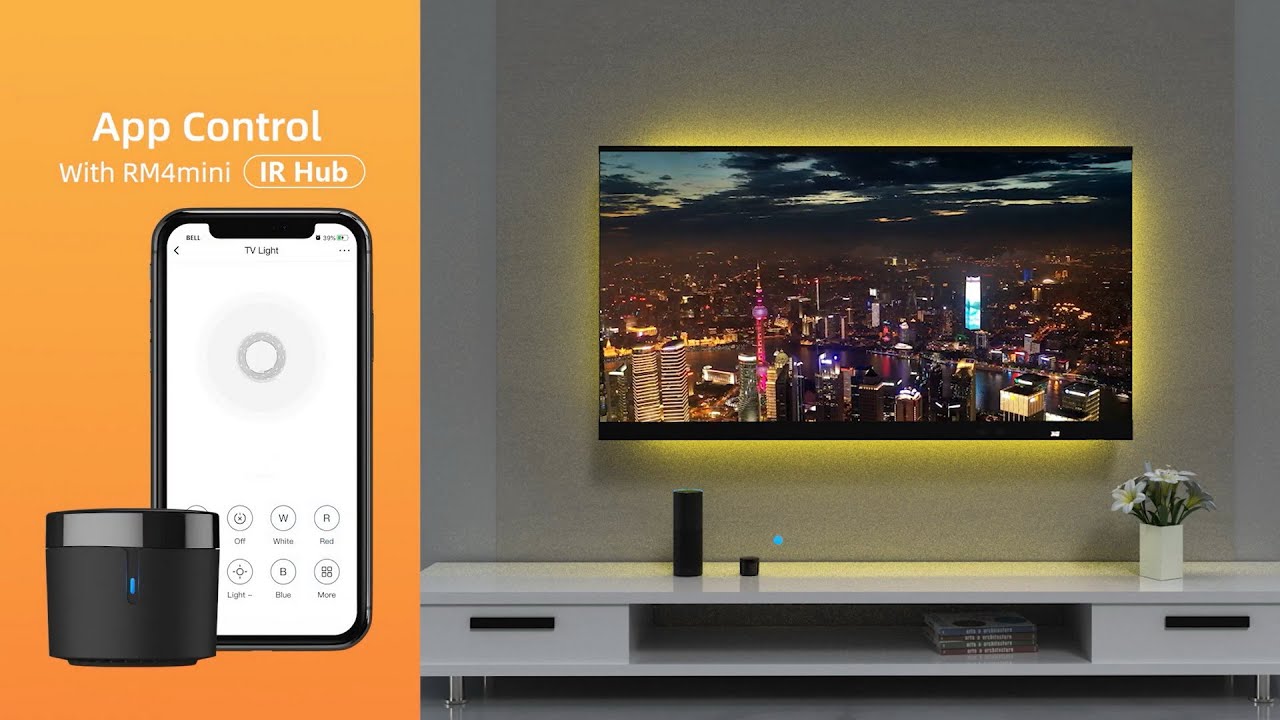 BroadLink LED Strip TV Backlight LBTV & Decoration, Control with RM4 mini or Remote Control