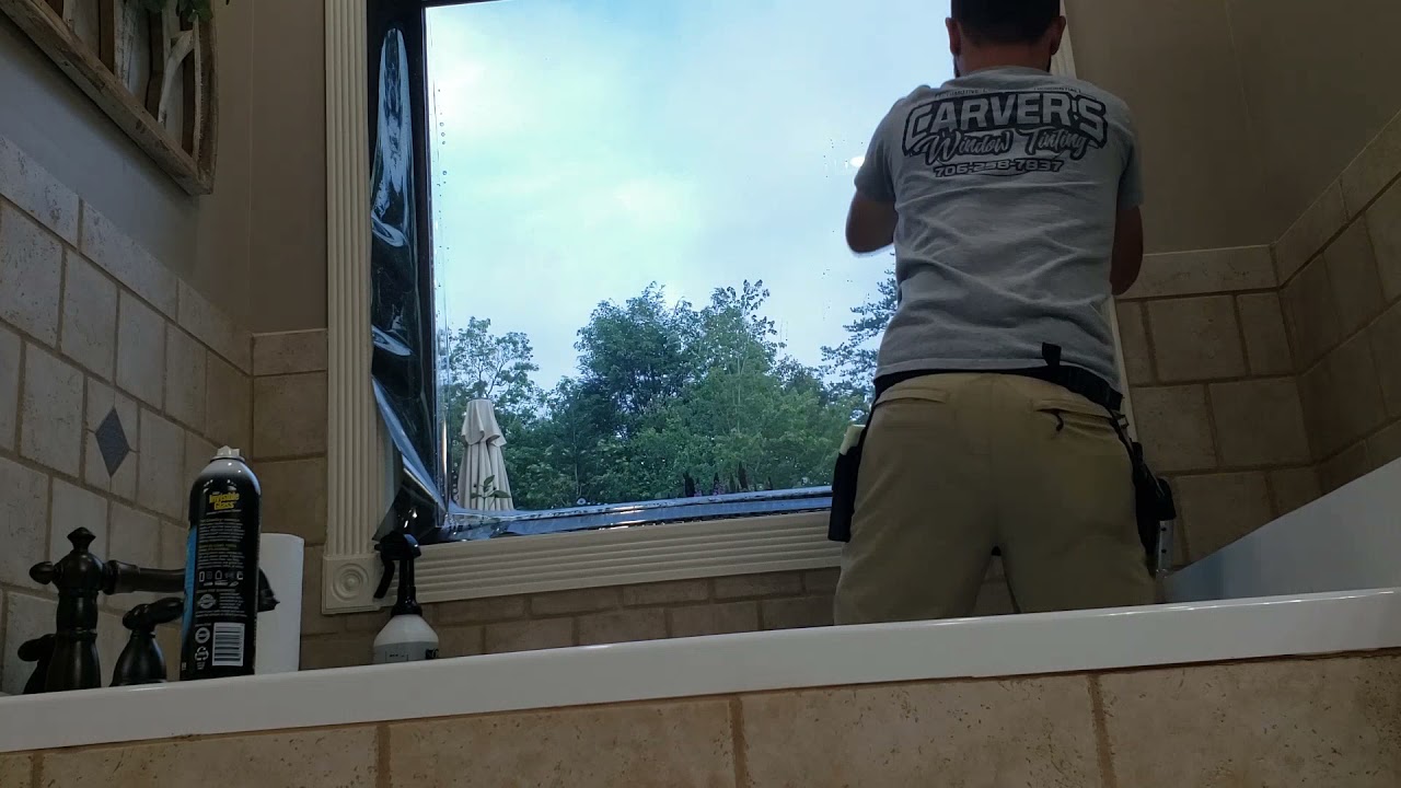 Residential Bathroom Window Tint