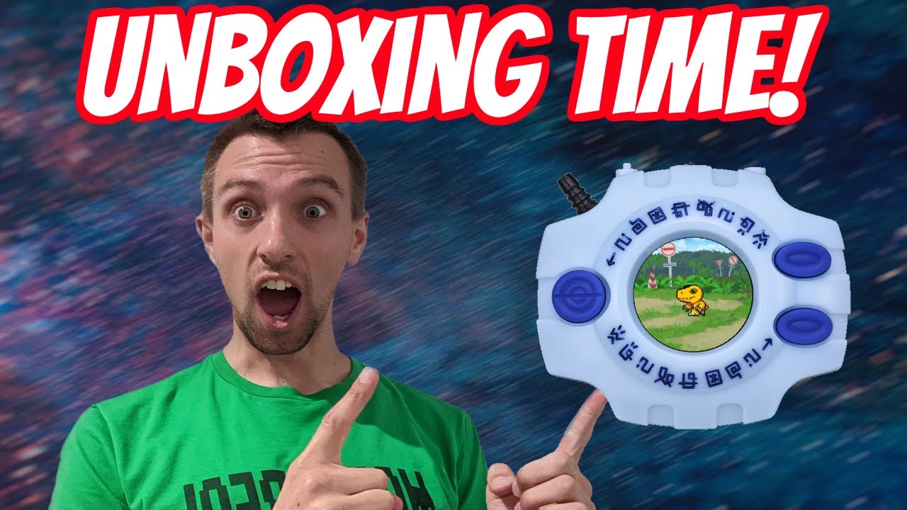 Unboxing My Digimon 25th Color Evolution Digivice!