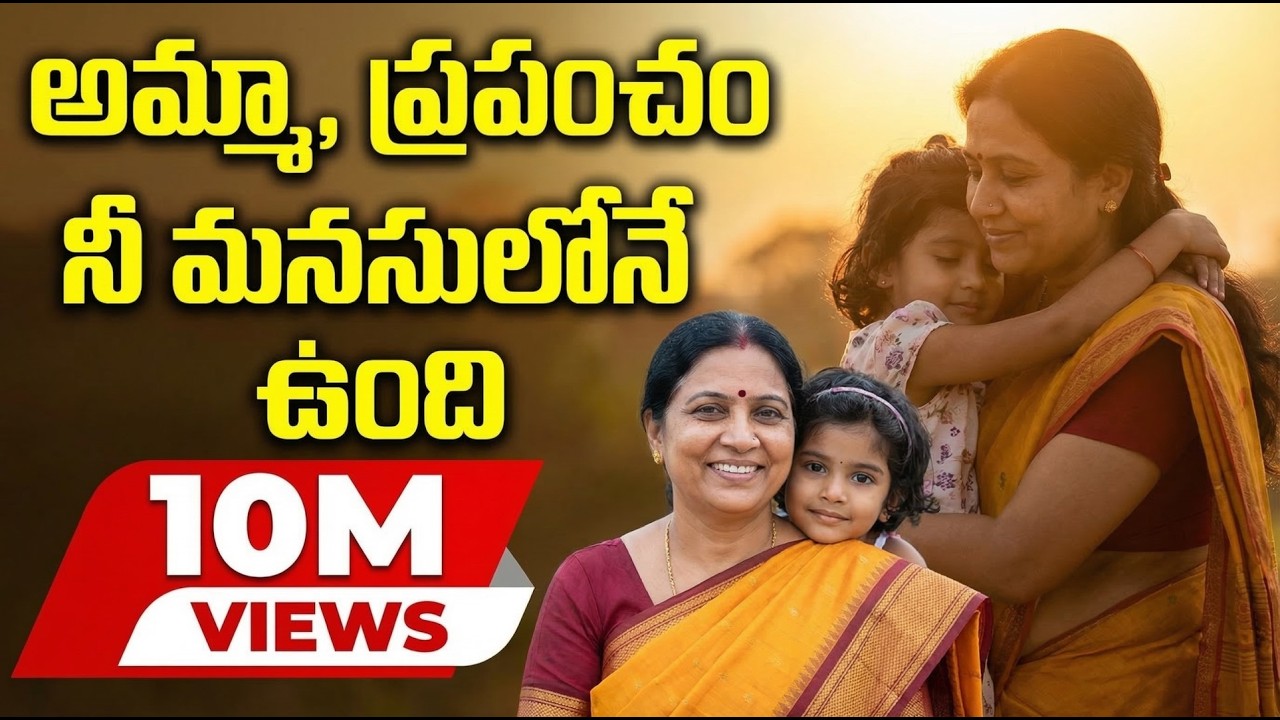 అమ్మా నువ్వే నా ప్రపంచం ❤️ | Heart Touching Amma Folk Song | Telugu Emotional Song