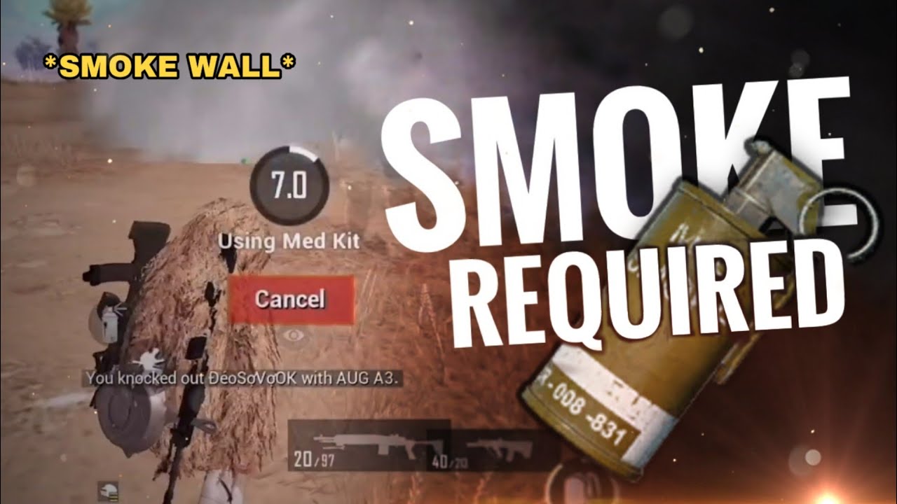[PUBG MOBILE]  NO SMOKE = NO WIN in Miramar #ONEMANSQUAD